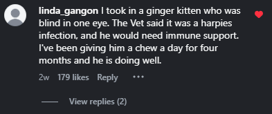 Customer comment